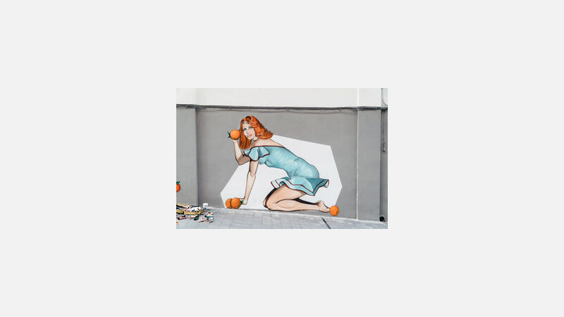Arte Urbano. Mural Mireia Castillo